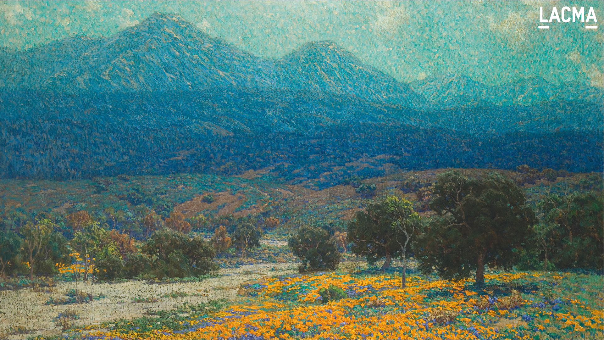 California Poppy Field by Granville Redmond (United States, Pennsylvania, Philadelphia, 1871-1935)