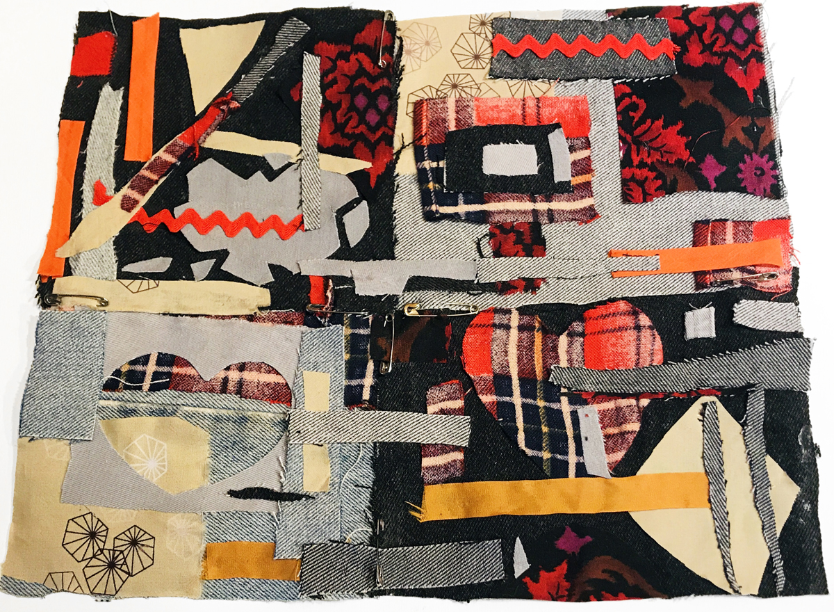 Image: Make Art @ Home Collaborative Family Art Quilts