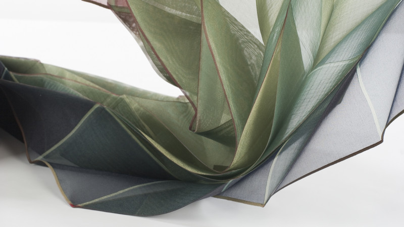 Folded fabric