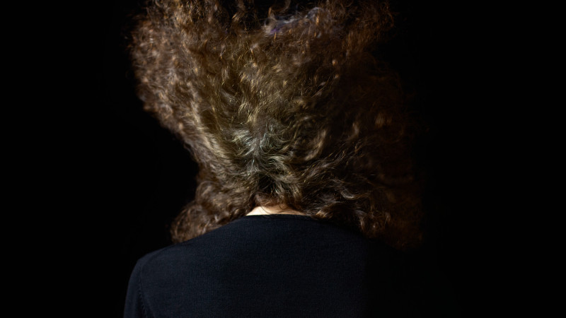 Photo of the back of a woman's head