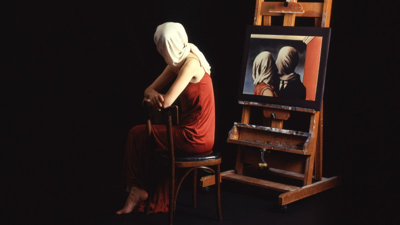 Magritte with Easel