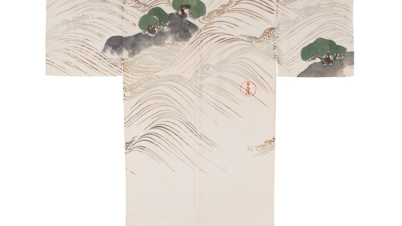 Photo of garment depicting nature scene
