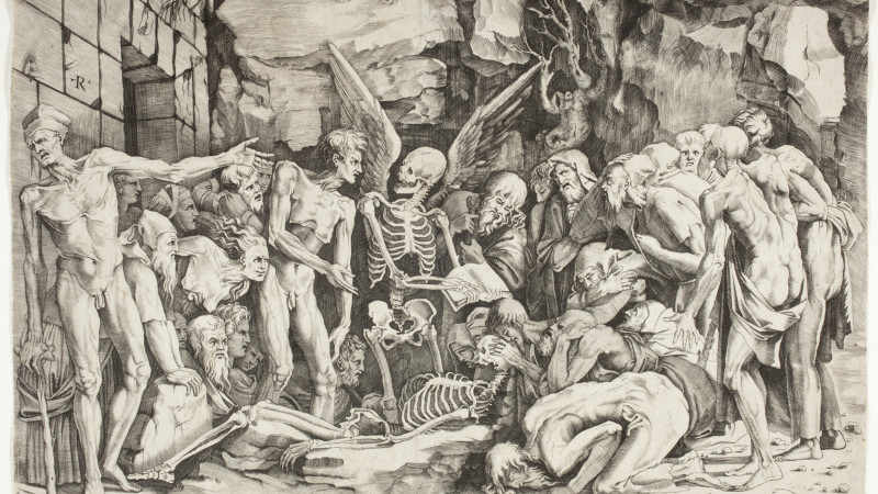 Print of skeletons