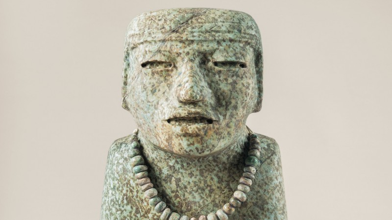 Standing Figure, Tlalocan [tunnel under Feathered Serpent Pyramid], Teotihuacan, Mexico, 200–250