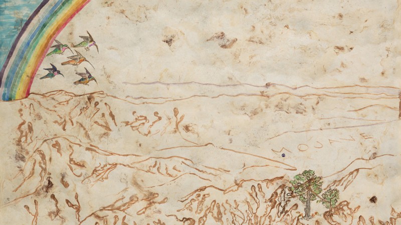 Rainbows, Grizzlies, and Snakes, Oh My! - Conquest Caging in Los Angeles (2019) (Arcoíris, osos pardos y serpientes, ¡ay!, de la conquista al enjaular en Los Ángeles), de Sandy Rodríguez, Los Angeles County Museum of Art, obra adquirida con fondos proporcionados por AHAN: Studio Forum, 2019 Art Here and Now, © Sandy Rodríguez, fotografía de J6 Creative