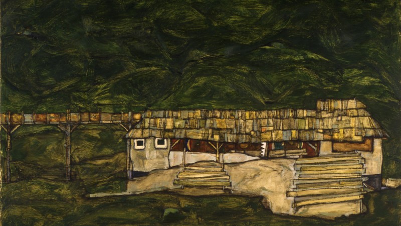 Egon Schiele, Sawmill, 1913