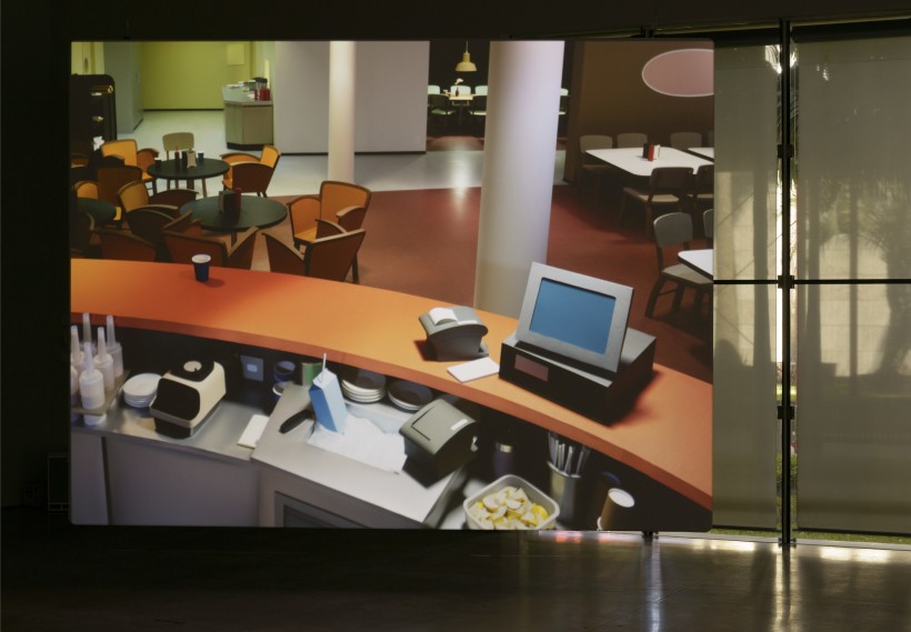 Installation Photograph: Thomas Demand, Pacific Sun, 2012, Los Angeles County Museum of Art,