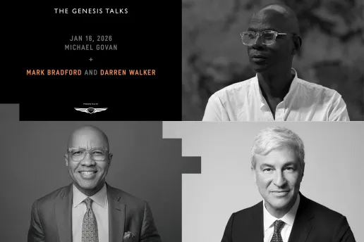 The Genesis Talks: Mark Bradford, Darren Walker, and Michael Govan