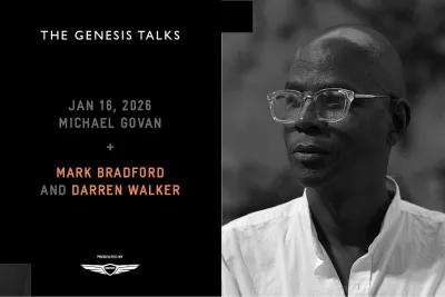 The Genesis Talks: Mark Bradford, Darren Walker, and Michael Govan