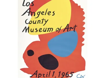 Alexander Calder Los Angeles County Museum of Art Poster