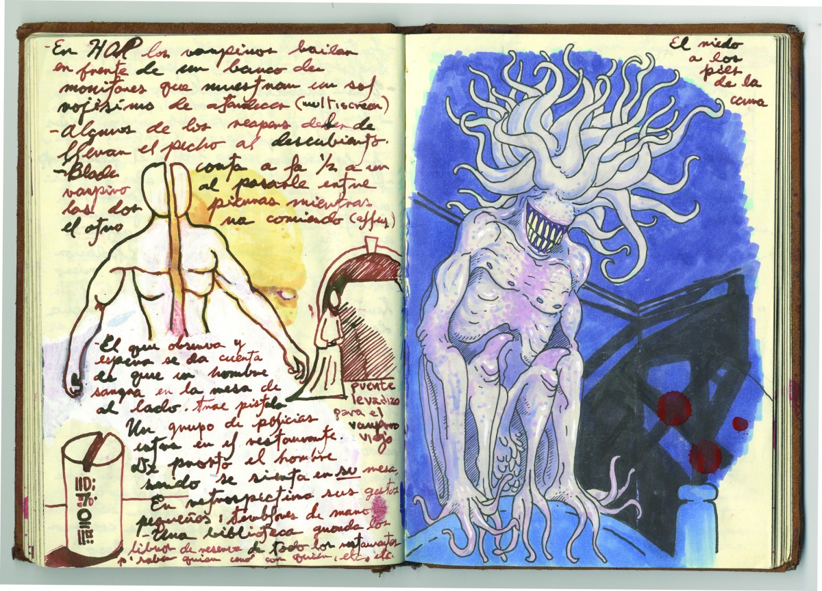 Guillermo del Toro, Page from Notebook 3