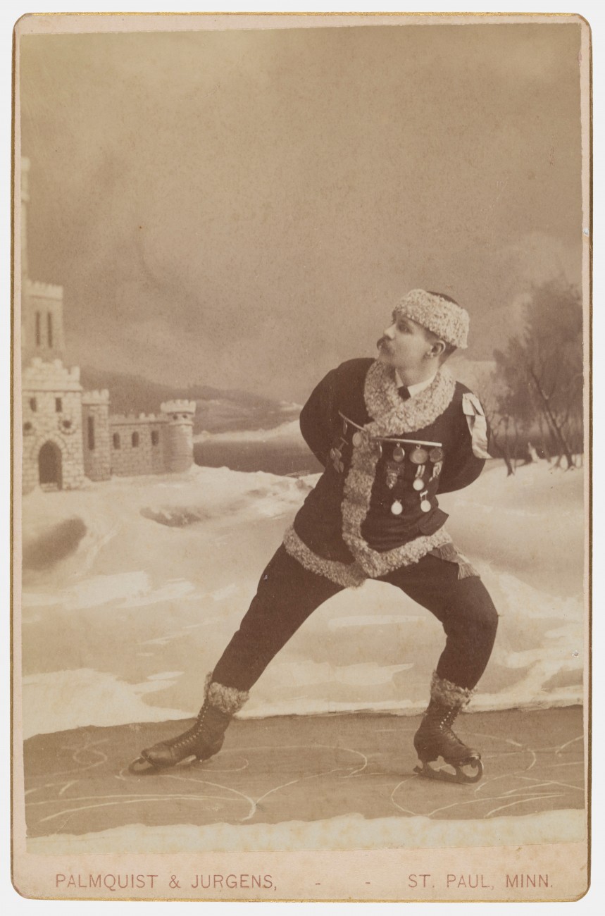 Patinador, década de 1880