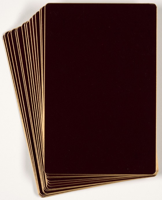 Tarjetas de gabinete en blanco, late 1880s