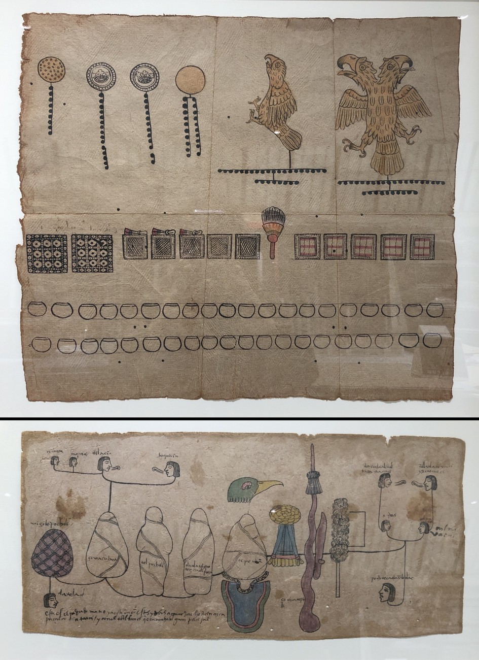 Ídolos del templo de Huitzilopochtli, 1539 (copia 2021), Joyas de Martín Océlotl, 1536–40 (copia 2021)