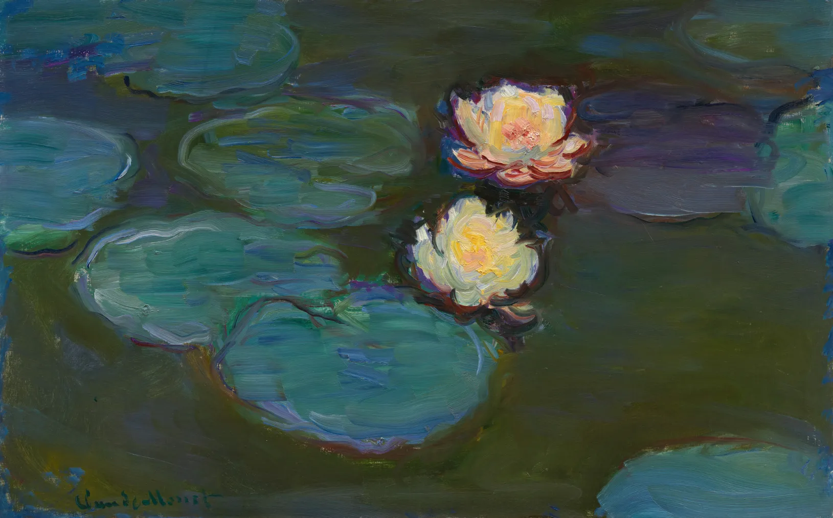 <p>Claude Monet, <em>Nymphéas</em>, c. 1897–98, Los Angeles County Museum of Art, Mrs. Fred Hathaway Bixby Bequest, photo © Museum Associates/LACMA</p>