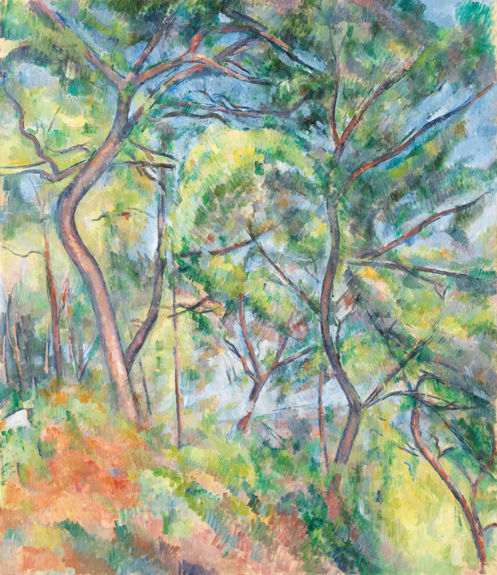 Paul Cézanne, Sous-Bois, c. 1894, Los Angeles County Musem of Art, Wallis Foundation Fund in memory of Hal B. Wallis, photo © Museum Associates/LACMA