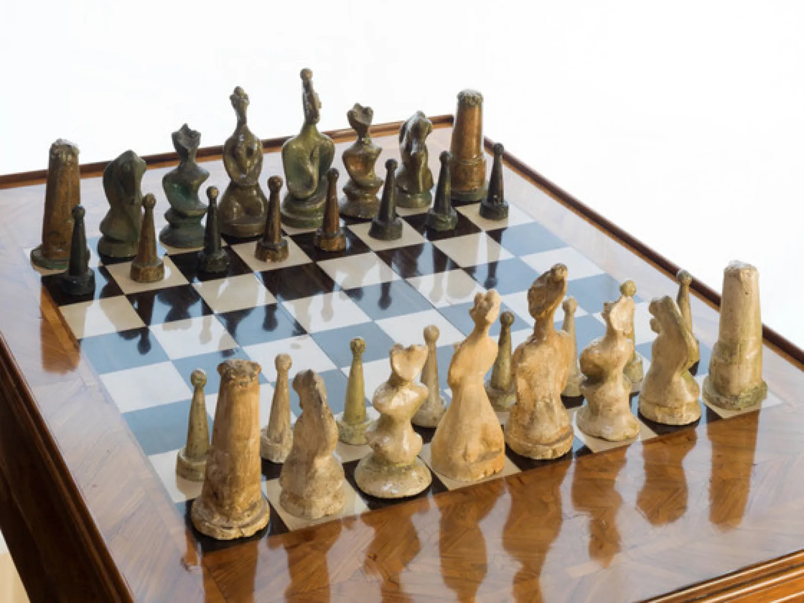 Max Ernst, Chess set, modelled and cast c. 1929–30, Los Angeles County Museum of Art, gift of A. Jerrold Perenchio, photography ©2015 Fredrik Nilsen, All Rights Reserved
