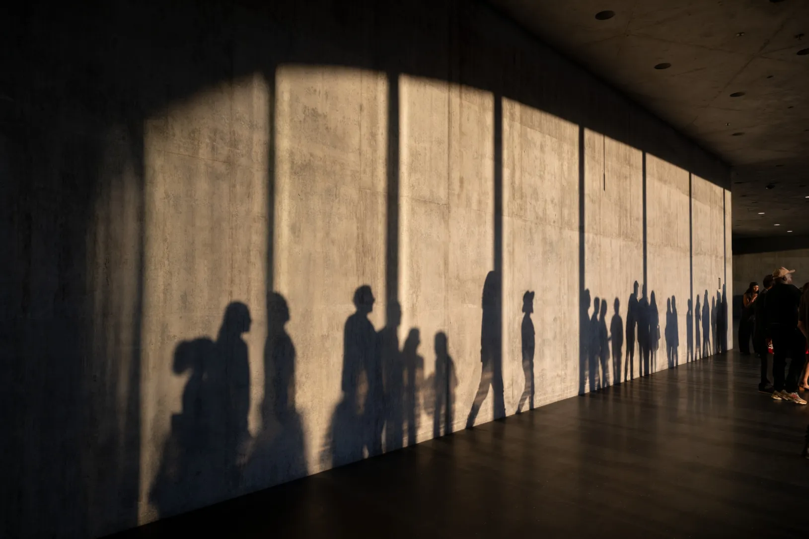 Visitors in The David Geffen Galleries, photo © Museum Associates/LACMA
