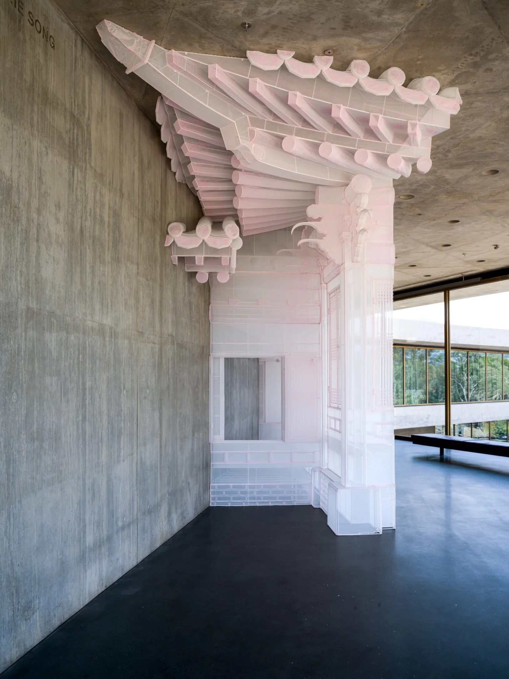 Do Ho Suh, Jagyeongjeon Hall, Gyeongbok Palace, 2026, Los Angeles County Museum of Art, photo © Museum Associates/LACMA, by Kristina Simonsen