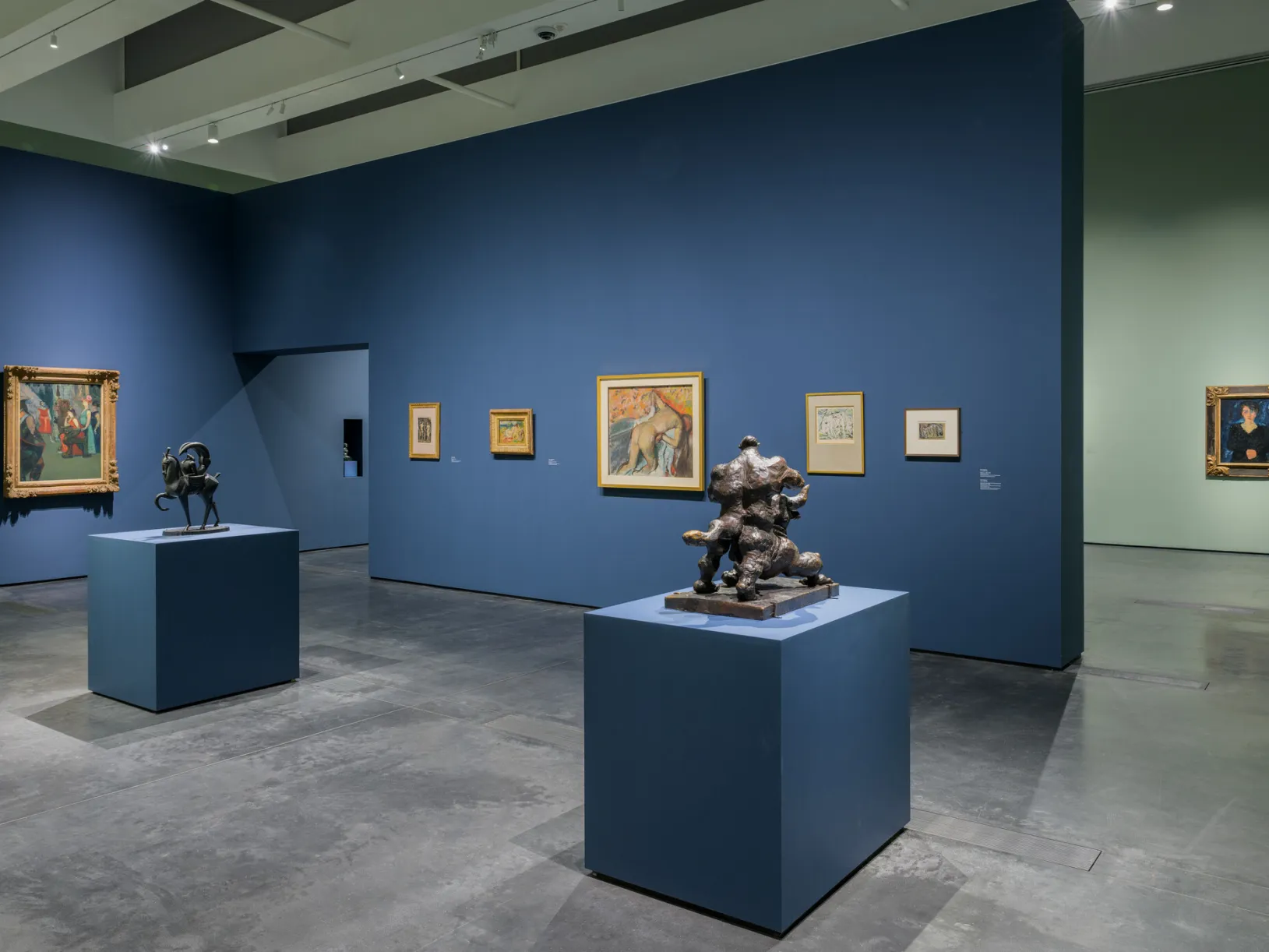 <p>Installation photo, Village Square: Gifts of Modern Art from the Pearlman Collection to the Brooklyn Museum, LACMA, and MoMA, at the Los Angeles County Museum of Art, February 22–July 19, 2026, photo © Museum Associates/LACMA, by Jonathan J. Urban</p>