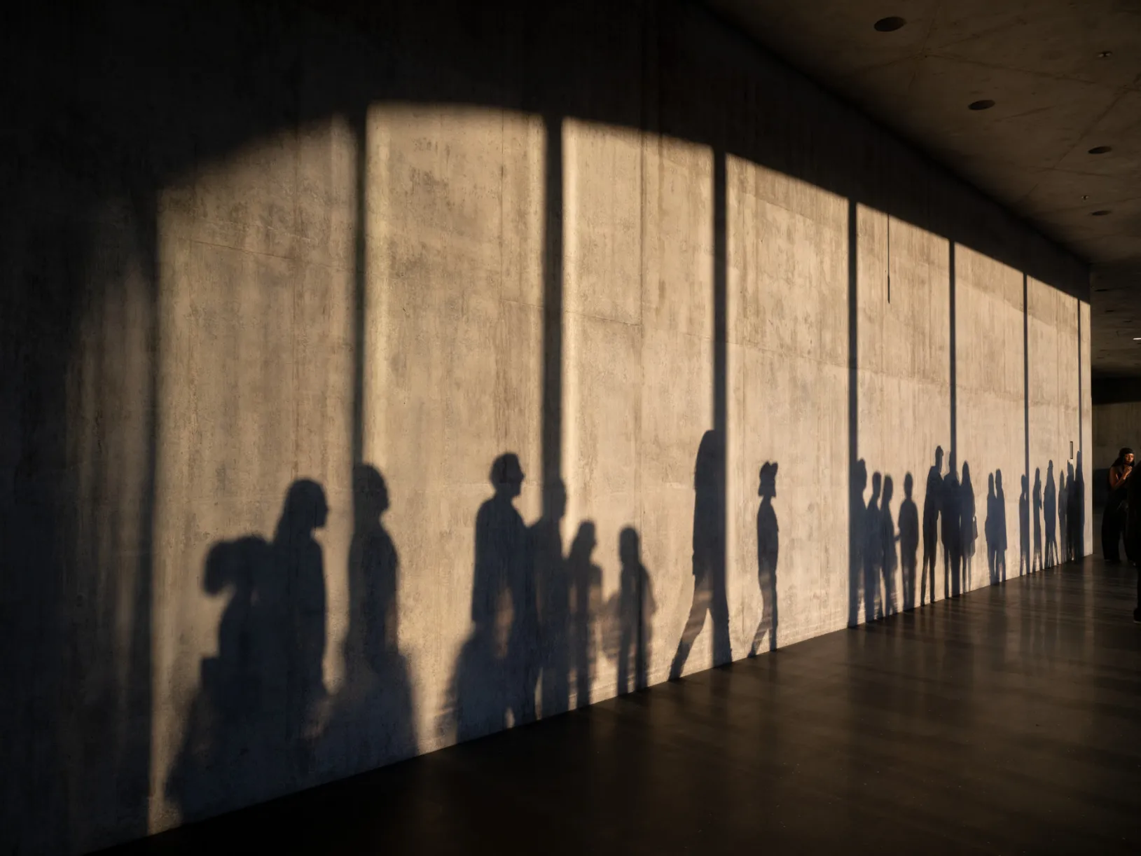 Visitors in The David Geffen Galleries, photo © Museum Associates/LACMA