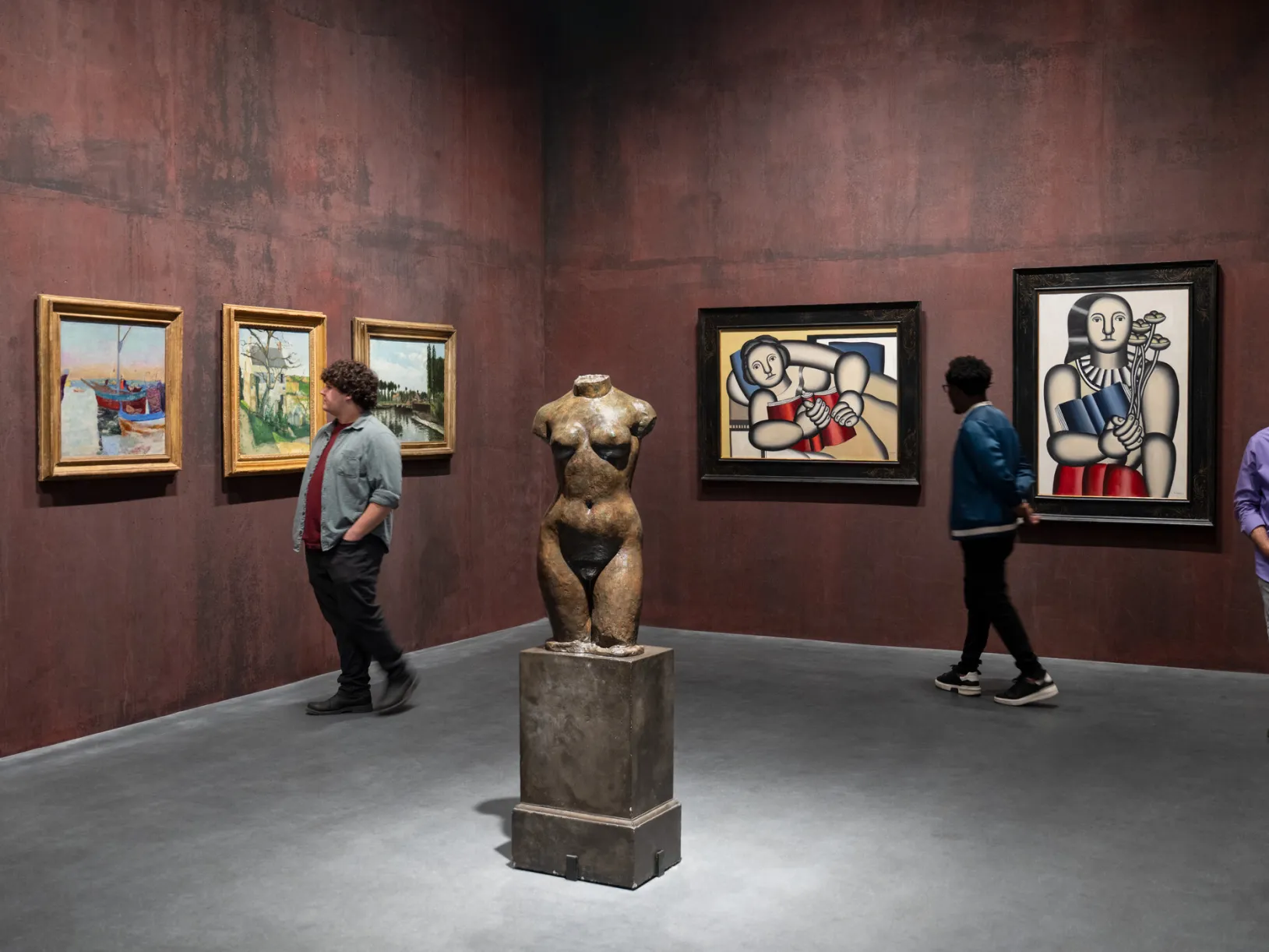 <p>Visitors in the David Geffen Galleries, 2026, Los Angeles County Museum of Art, photo © Museum Associates/LACMA, by Charles Powers</p>