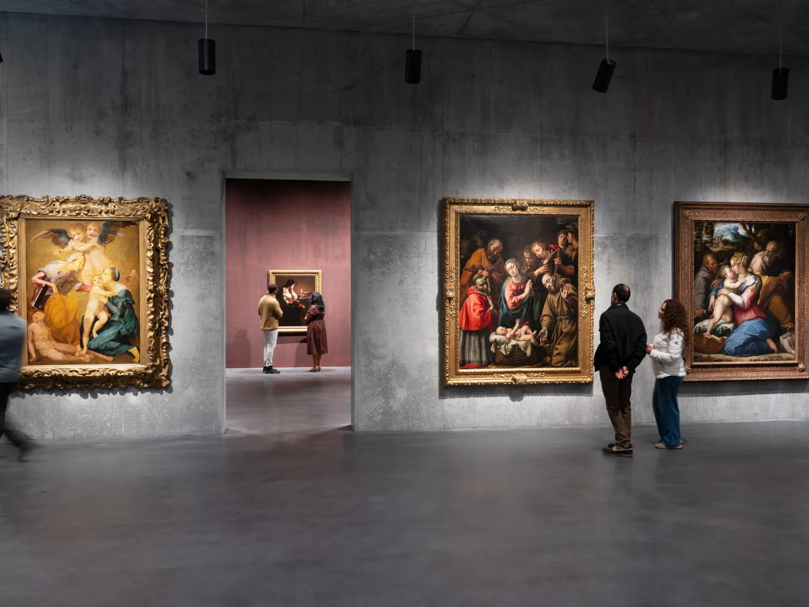 <p>Visitors in the David Geffen Galleries, 2026, Los Angeles County Museum of Art, photo © Museum Associates/LACMA, by Charlie Powers</p>