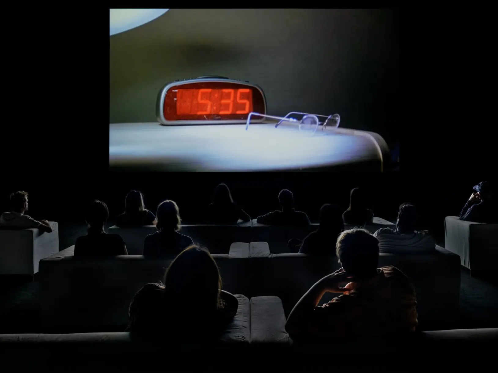 <p>Installation photograph, <em>Christian Marclay: The Clock</em>, Los Angeles County Museum of Art, July 26–August 23, 2026, © Christian Marclay, courtesy Paula Cooper Gallery, New York and White Cube, London, photo © Museum Associates/LACMA, by Jonathan J. Urban</p>